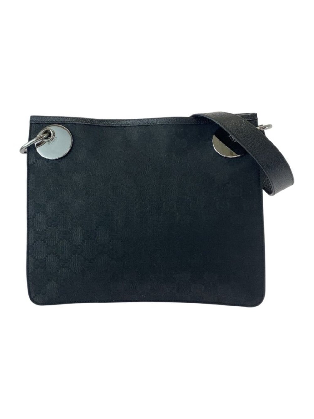 Gucci Black Silver Shoulder Bag